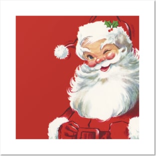 Vintage Santa Claus Posters and Art